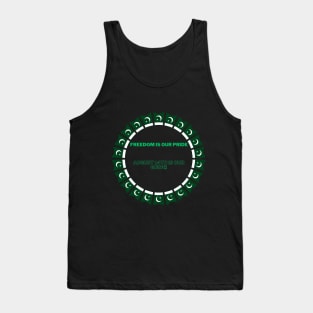 Freedom is our Pride, August 14th is our guide! Tank Top